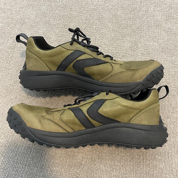 KEEN Shoes Mens Size 10.5 Green Leather Trail Hiking Walking Sneakers 1029819 main image 6